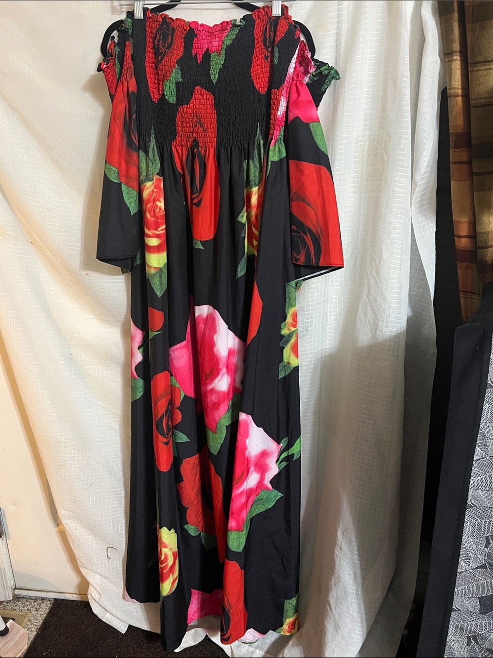 Miss Ord Large Floral Maxi Dress